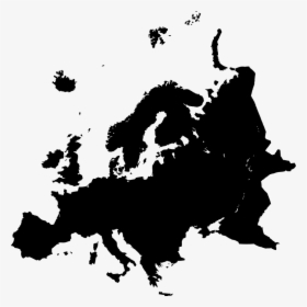 European Union Silhouette - Europe Silhouette Png, Transparent Png, Transparent PNG