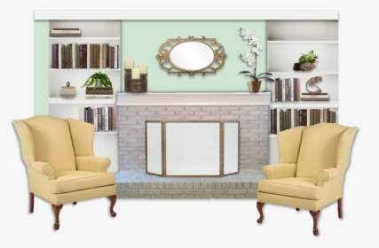 Living Room Design Board - Club Chair, HD Png Download, Transparent PNG