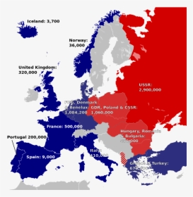 European Nato And Warsaw Pact Forces - Nato Of The Cold War, HD Png Download, Transparent PNG