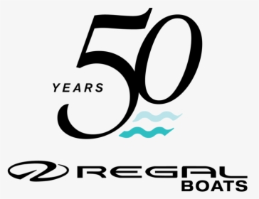 Regalboats 50yearlogo Black Bimini - Calligraphy, HD Png Download, Transparent PNG