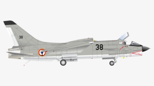 Airplane Crusader French Jet, HD Png Download, Transparent PNG