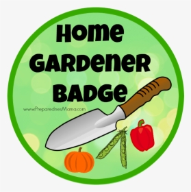 The Home Gardener Badge From The 1954 Girl Scout Handbook - Scout Proficiency Badge Gardener, HD Png Download, Transparent PNG