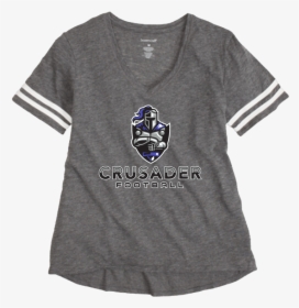 Crusader Football Sporty Slub Tshirt - T-shirt, HD Png Download, Transparent PNG