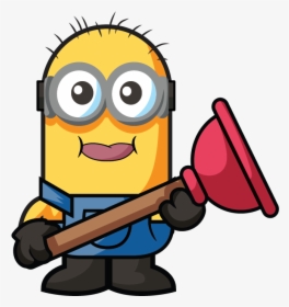 Online Plunger Minion Pic - Minion Clipart, HD Png Download, Transparent PNG