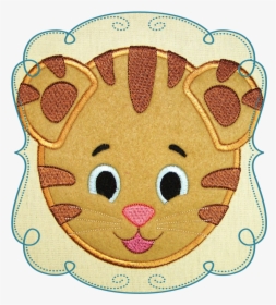 Damion Tiger - Daniel Tiger Head Embroidery Design, HD Png Download, Transparent PNG