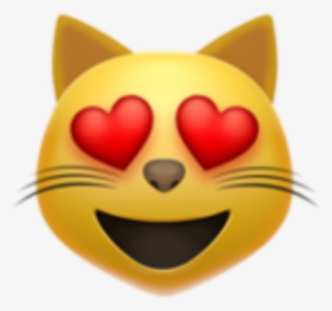 #catface #cat #emojicat #heartcat #emojis #emoji - Emoji 😻, HD Png Download, Transparent PNG