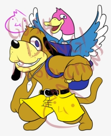 Duck Hunt Kazooie, Watermarked For My Protection - Cartoon, HD Png Download, Transparent PNG