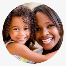 Black Mother With Toddler - Happy People Smiling, HD Png Download, Transparent PNG