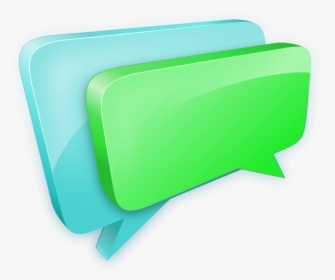 Chat Message Clipart - Chat 3d Icon Png, Transparent Png, Transparent PNG