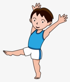 Gymnastics Clipart Galore - Boy Gymnastics Clip Art, HD Png Download, Transparent PNG
