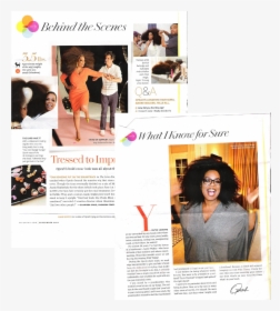 Oprah Hair O Mag Sept - Magazine, HD Png Download, Transparent PNG