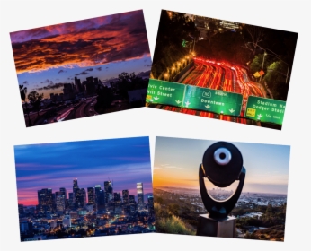 Los Angeles 102 Notecards - Collage, HD Png Download, Transparent PNG
