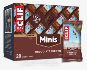 Chocolate Brownie Minis Packaging - Mini Clif Bars, HD Png Download, Transparent PNG