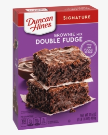 Double Fudge Brownie Mix - Chocolate Brownie, HD Png Download, Transparent PNG