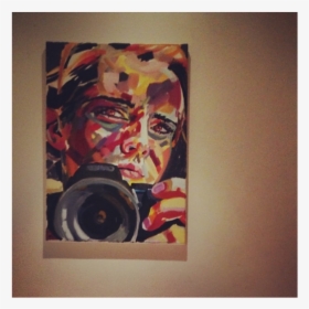 Emma Watson Painting Self Portrait, HD Png Download, Transparent PNG