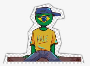 #countryhumans #brasil #brazil #verde #green #png #render - Countryhumans Brazil, Transparent Png, Transparent PNG