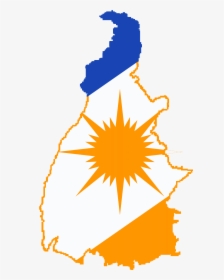 Flag-map Of Tocantins - Bandeira Tocantins Png, Transparent Png, Transparent PNG