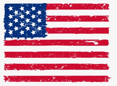 Clip Art American Flag Vintage Clipart - Flag United States Png, Transparent Png, Transparent PNG