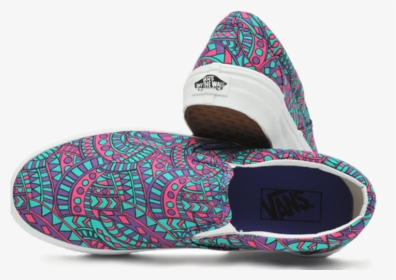 Vans Classic Slip-on Liberty Satchmo/true White Sneakers - Outdoor Shoe, HD Png Download, Transparent PNG