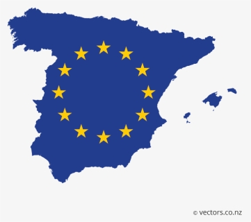 Transparent Spain Flag Clip Art - Spain Silhouette Png, Png Download, Transparent PNG