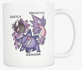 Pokemon Mug Gastly Haunter Gengar Ceramic Mug Cup - Pokemon Gastly Haunter Gengar, HD Png Download, Transparent PNG