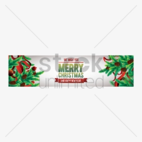 Merry Christmas Banner Png - Wishing You A Merry Christmas Banner, Transparent Png, Transparent PNG