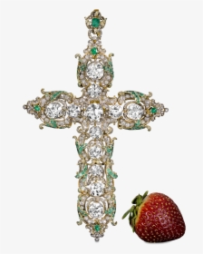 Pope Paul Vis Diamond Cross - Strawberry, HD Png Download, Transparent PNG