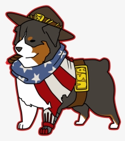 Precious Little Doggo Mccree , Png Download - Cartoon, Transparent Png, Transparent PNG