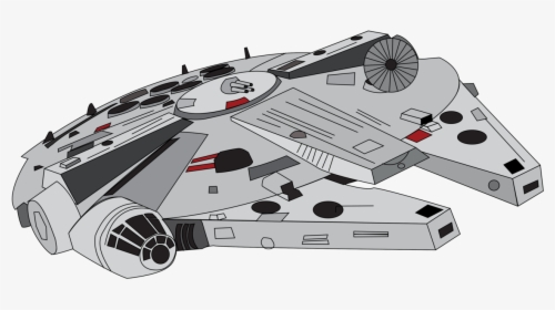 Millennium Falcon By Ejlightning007arts - Star Wars Millennium Falcon Cartoon, HD Png Download, Transparent PNG