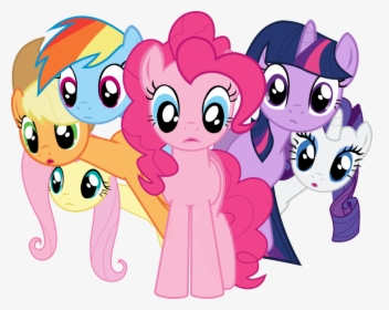 Rarity Twilight Sparkle Rainbow Dash Pinkie Pie Fluttershy - Rainbow Dash Pinkie Pie Little Pony, HD Png Download, Transparent PNG