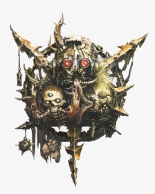 #satan #evil #skull #satanic #art #freetoedit - Warhammer 40k Plague Planet, HD Png Download, Transparent PNG