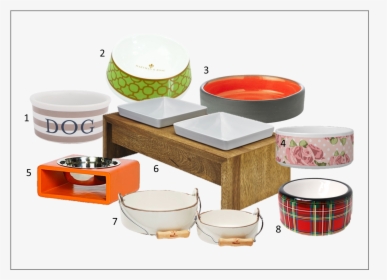 Rose Porcelain Designer Round Pet Bowl, Green , Png - Ceramic, Transparent Png, Transparent PNG