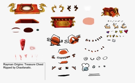 Treasure Chest - Rayman Chest, HD Png Download, Transparent PNG