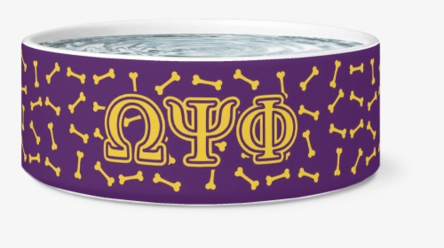 Omega Psi Phi Dog Bowl - Omega Psi Phi, HD Png Download, Transparent PNG
