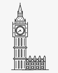 Thumb Image - Big Ben Clipart Black And White, HD Png Download, Transparent PNG