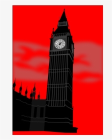 Big Ben Tower In London Vector Image - Big Ben, HD Png Download, Transparent PNG