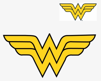 Logo Wonder Woman Png Clipart Wonder Woman Superman - Superhero Logos Wonder Woman, Transparent Png, Transparent PNG