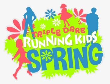 Triple Dare Running Company Kids Race Spring - Graphic Design, HD Png Download, Transparent PNG