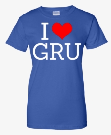 I Love Gru Ladies Fitted T-shirt - Active Shirt, HD Png Download, Transparent PNG