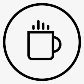 Coffee Symbol In Circle Png, Transparent Png, Transparent PNG