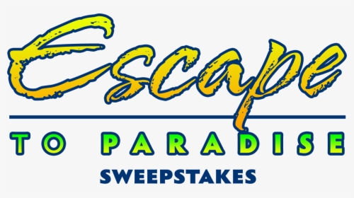 Escape To Paradise Sweepstakes, HD Png Download, Transparent PNG