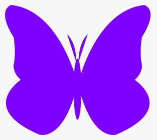 Dark Clipart Purple Butterfly - Purple Butterfly Clipart, HD Png Download, Transparent PNG