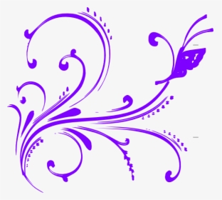 Flying Purple Butterfly Clipart, HD Png Download, Transparent PNG