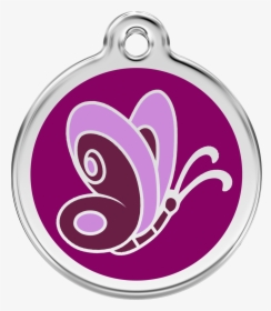 Red Dingo Stainless Steel & Enamel Purple Butterfly - Red Dingo, HD Png Download, Transparent PNG
