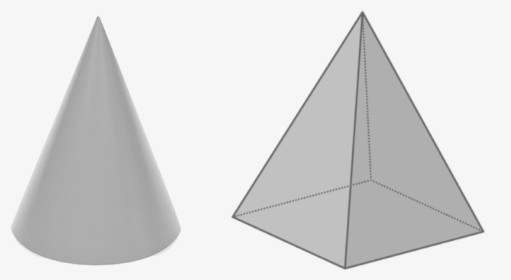 Geometry Same But Different Cone Pyramid - Triangle, HD Png Download, Transparent PNG