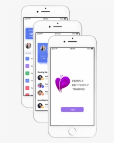 Download The Purple Butterfly Trading Application Here - Spring App, HD Png Download, Transparent PNG