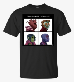Guardians Of The Galaxy Gorillaz T Shirt & Hoodie - Now Now Gorillaz Shirt, HD Png Download, Transparent PNG