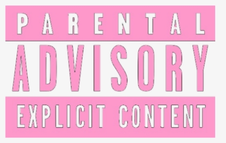 Parentaladvisory Explicitcontent Tag Censured Pink, HD Png Download, Transparent PNG