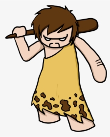 Caveman - Cartoon, HD Png Download, Transparent PNG