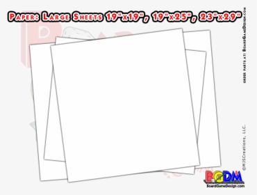 Large Blank Paper Sheets - Parallel, HD Png Download, Transparent PNG